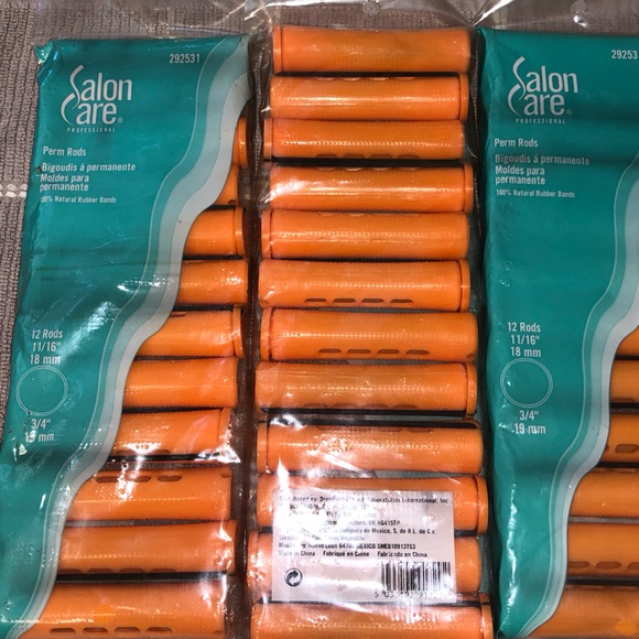 3 packs of Salon Care Professional perming rods for hair. NEW - Picture 3 of 5